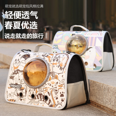 猫包便携外出斜挎宠物背包