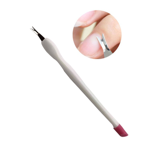 美甲死皮叉铲去死皮刀推叉指甲工具锋利V型双头修指甲边缘神器