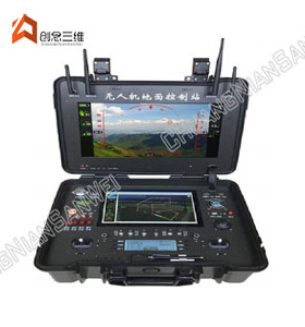 无人机航拍监控无线COFDM高清图传 多旋翼 固定翼定制 双屏地面站