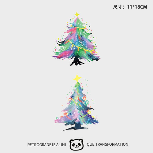 圣诞节酒吧派对纹身贴防水持久