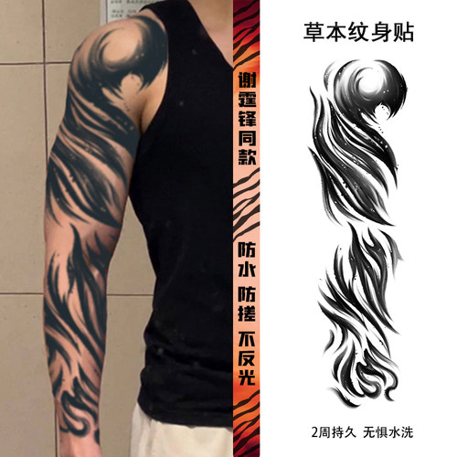 谢霆锋同款怒火蔓延手臂果汁草本