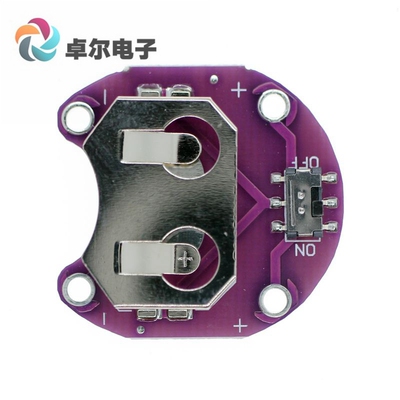 LilyPad Coin Cell Battery Holder CR2032 电池座模块