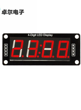 LED display tube module, 4-Digit , 7-segments 红色