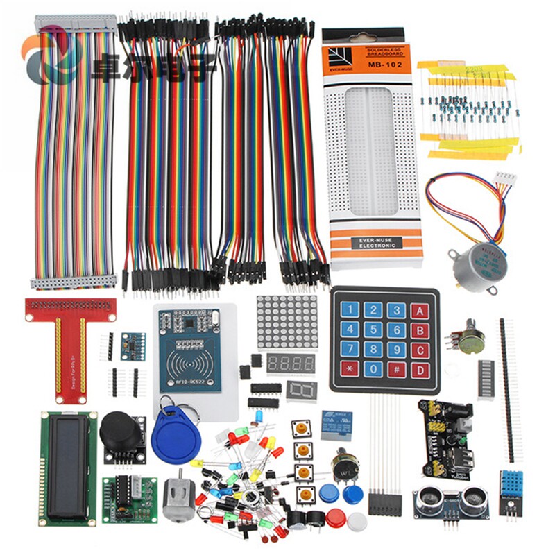 Raspberry Pi B+ 3代B型 T型GPIO扩展中级套件 兼容树莓派