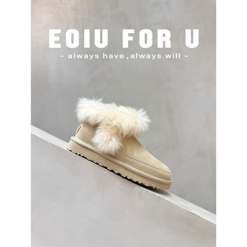 EOIU澳洲羊毛蒂茨库特羊毛雪地靴