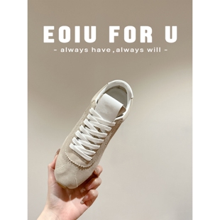 1.26 女鞋 chill松弛感韩女穿搭德训鞋 百搭小白鞋 休闲运动鞋 EOIU