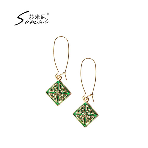 sumni/莎米尼珐琅滴釉18K包金女