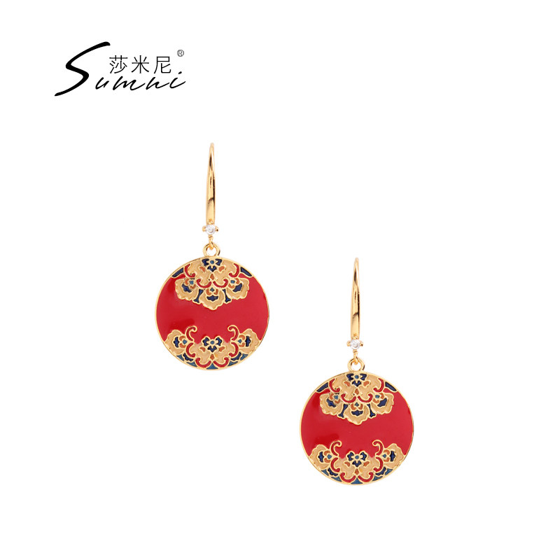 sumni/莎米尼汉服配饰古风国潮十里红妆梦耳环钩坠饰女气质简约,饰品/流行首饰/时尚饰品新,耳环,淘宝优惠券,粉丝福利购,淘宝优惠卷