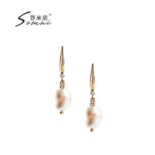 sumni莎米尼秋季女耳夹款耳环