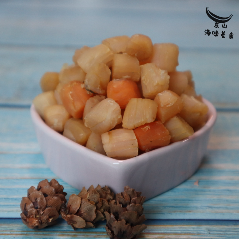 东山特产干贝瑶柱野生淡干海鲜干货扇贝肉丁500克装炒菜煮粥煲汤