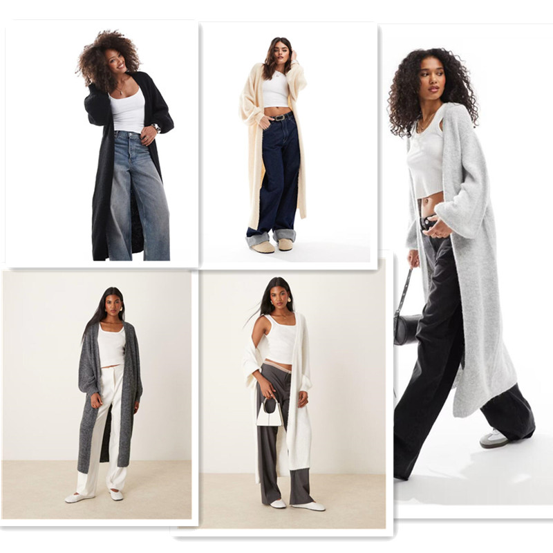 英国原单春季新款长款开衫披肩