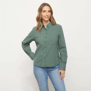 欧洲站原单尾货春秋官网新款全棉微薄宽松纯色简约女长袖polo衬衫