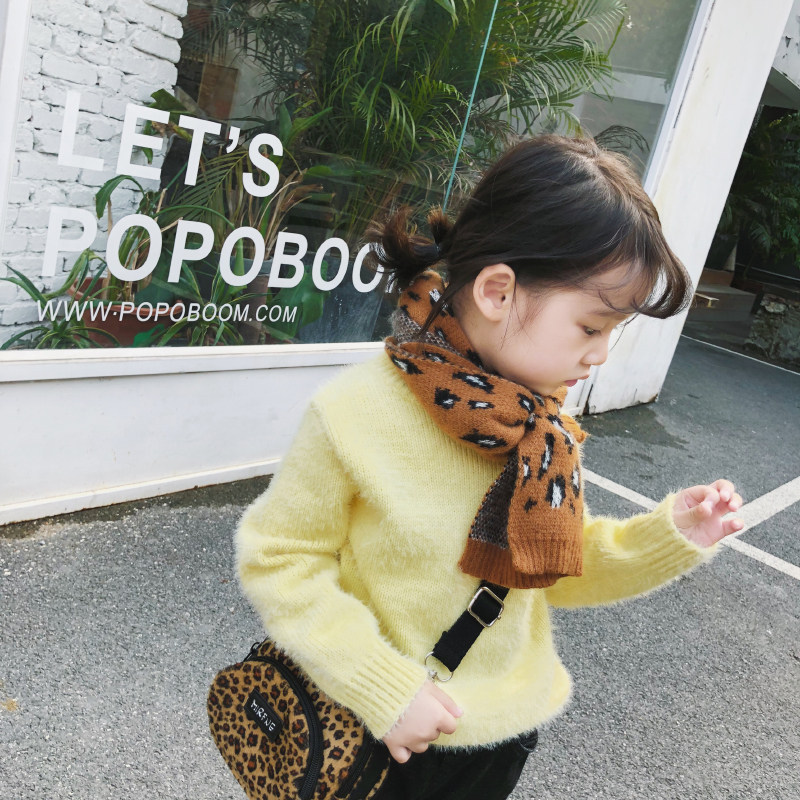 美妞之城女童宝宝纯色打底毛衣 2018韩国童装 很干净清爽的颜色