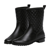 女鞋 中筒雨鞋 防滑雨靴马丁防水鞋 女成人胶鞋 女 短筒韩国春夏新款