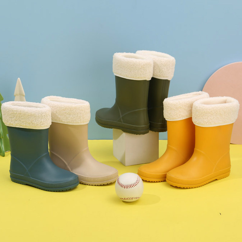夏天儿童雨鞋2026新款男女童轻便防滑雨靴中大童女孩水鞋