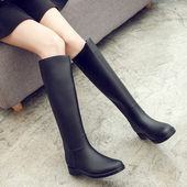 女防滑胶鞋 外穿新款 水靴 高筒秋冬时尚 雨靴女成人长筒水鞋 雨鞋 女款