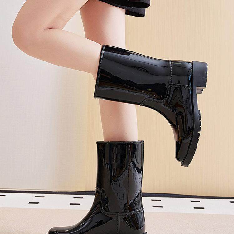 2025新款短筒中筒雨鞋女款成人防水鞋防滑雨靴女士加厚耐磨胶鞋女