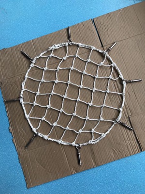 600/700/800下水道井盖网污水井涤纶网窨井盖防护网防坠网加粗