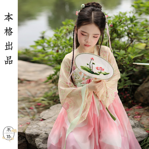 本格汉服女童襦裙连衣裙