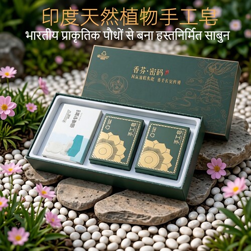 印度天然植物手工皂除螨控油净痘