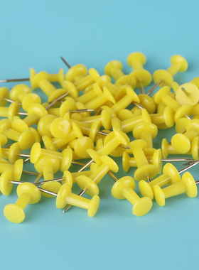 100枚黄色工字钉创意装饰工字钉图钉绘画创意图软木工美工钉包邮