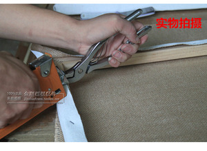 精致油画钳锌合金油画钳子相框画框油画夹十字绣绷布钳绷布钳包邮