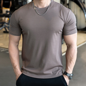 T恤透气夏季 短袖 运动健身上衣跑步训练衣服男款 男士