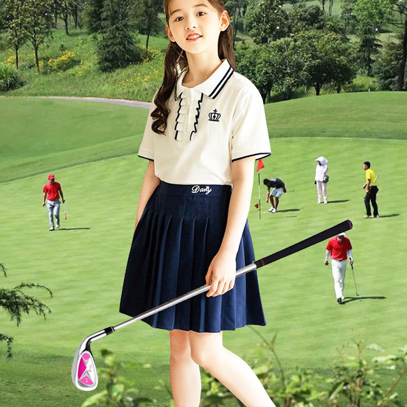 夏季儿童弹力运动套装中大童球服图片