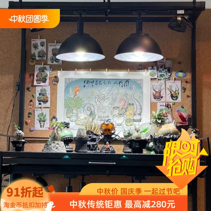 FOUND ROUNDxGASTOY块根妖怪图块根植物氛围家庭装饰画微喷版画