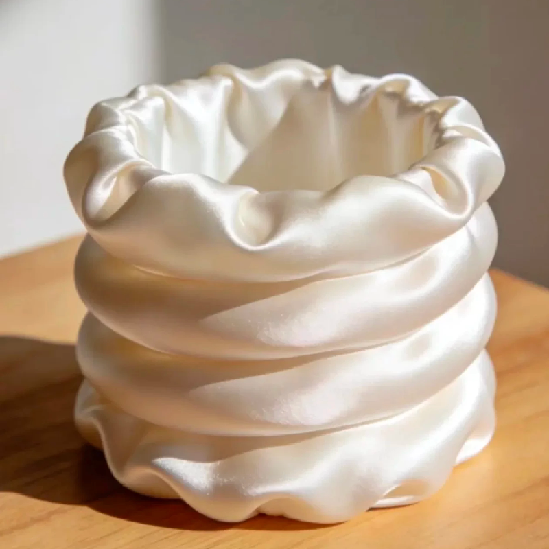 创意可爱层叠丝绸收纳植物花盆3d打印龙舌兰多肉诧寂风潮流盆