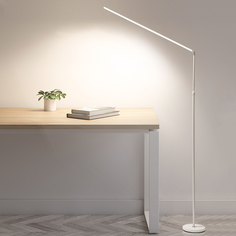 led落地灯客厅卧室床头灯阅读学习护眼灯美睫钢琴立式落地台灯
