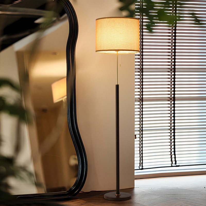 覆古落地灯客厅沙发旁卧室床头灯轻奢高级氛围感立式落地台灯E138