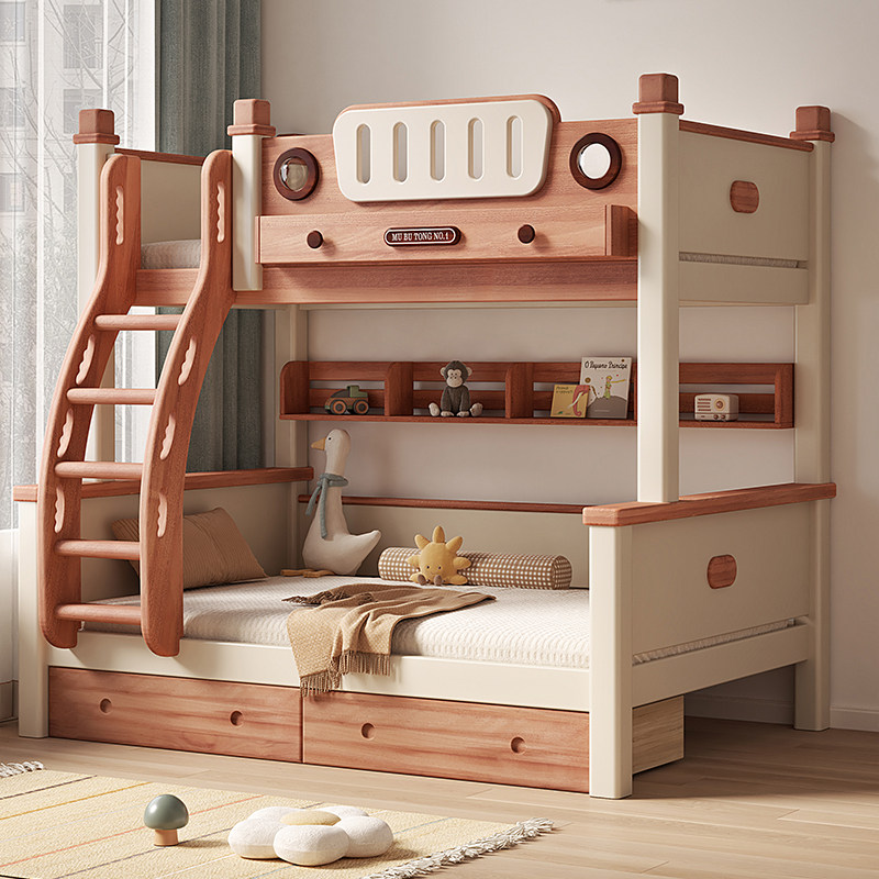 5折：实木上下床儿童高低床