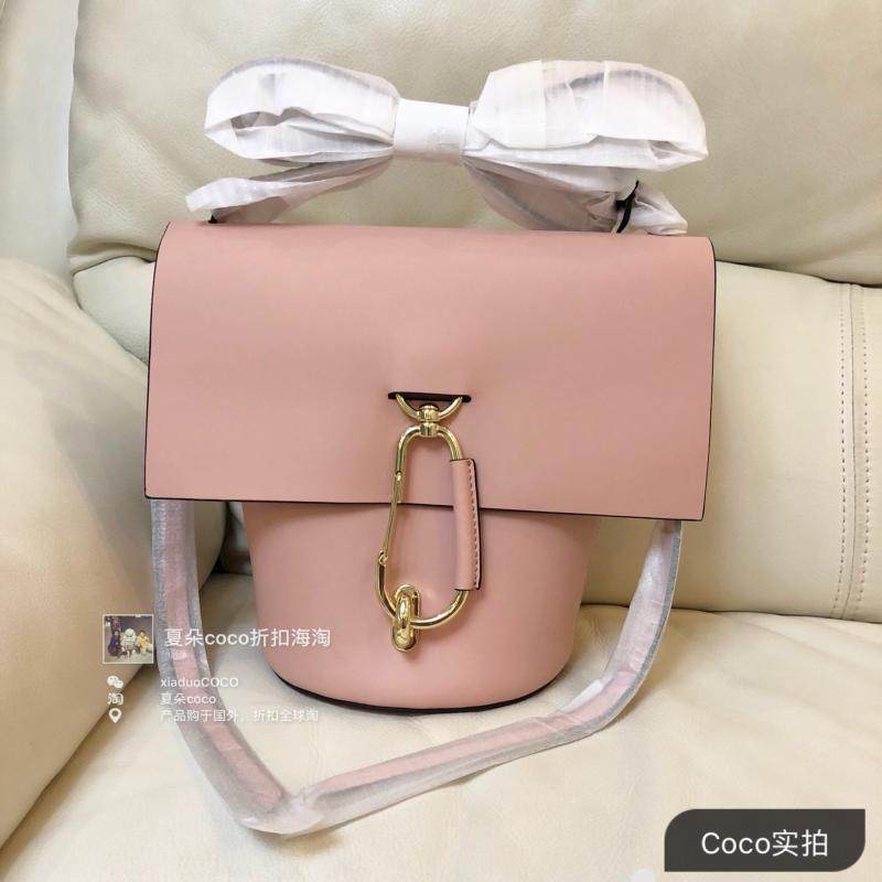 现货Zac posen Belay 水桶包单肩拼色新款斜挎包真皮小大号粉色,箱包皮具/热销女包/男包,水桶包,淘宝优惠券,粉丝福利购,淘宝优惠卷