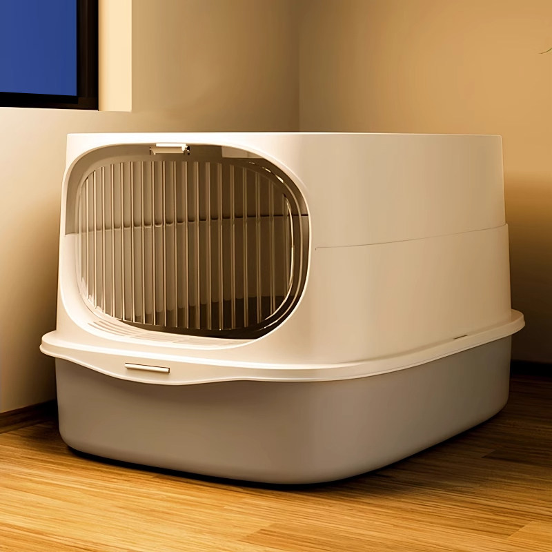 多可特猫砂盆全封闭超大号防外溅防臭幼猫除臭猫屎盆猫沙盆猫厕所