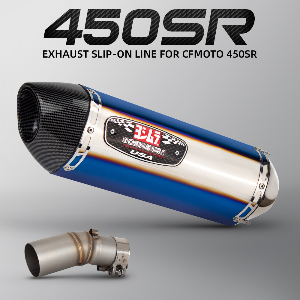 适用于摩托车春风 450SR 450NK 改装排气管中段 天蝎 吉村R77尾段