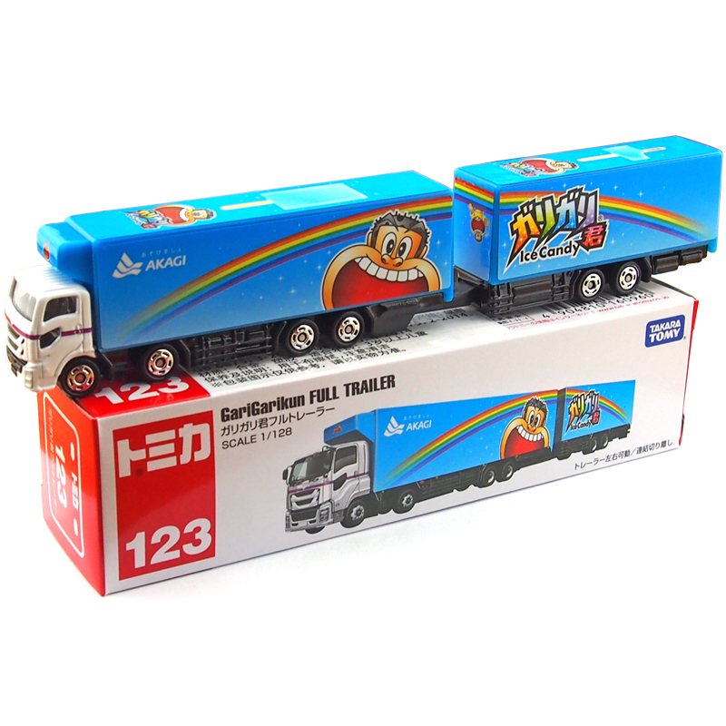 TOMY长款合金棒冰拖挂式冷藏车