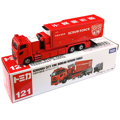 TOMY合金长款车机器人消防部队