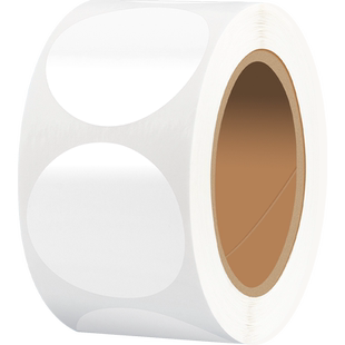 透明圆形封口贴防水不干胶标签贴纸大尺寸隐形信封贺卡礼品物打包装袋子飞机盲盒高颜值pvc自粘儿童ins风帖子