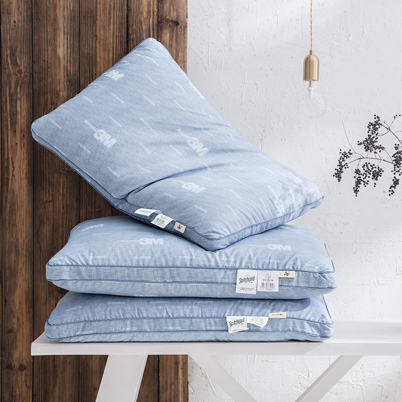 远梦家纺3M吸湿干爽透气枕头男单人家用护颈枕立体包边可水洗枕芯