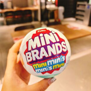zuru迷你mini微缩冰箱美食惊喜潮玩盲盒冰箱球食物模型过家家玩具