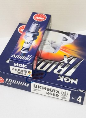 9度NGK铱金火花塞BKR9EIX适用SQ5途锐途昂卡宴高6GTIA4A6 A7尚酷