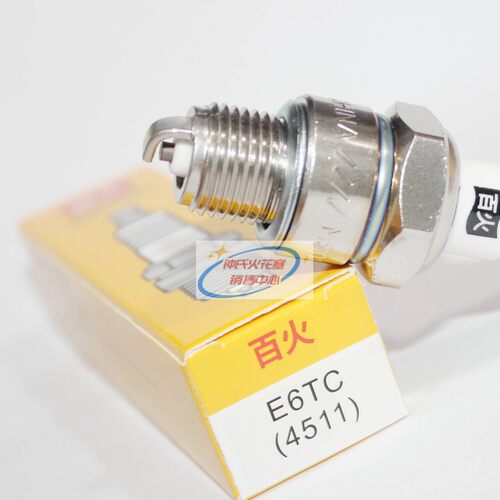 百火火花塞E6TC适用两冲AG100米兰DIO不倒翁发电机BP6HS E5TC