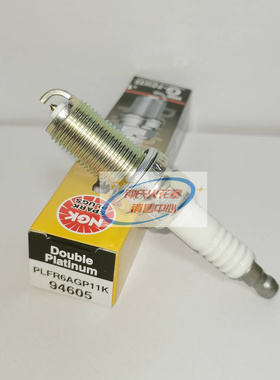 NGK双铂金火花塞PLFR6AGP11K 94605 4支装适用于标致308雪铁龙C4L
