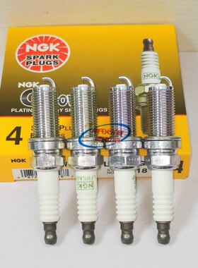 NGK铂金火花塞 LFR5AGP 5018 4支装 适用于RAV4汉兰达K5天籁ix35