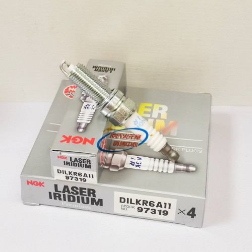 NGK双铱金火花塞 DILKR6A11 97319 适用现代新胜达悦瑞纳起亚KX