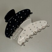 满天星 法式 浪漫高级质感发抓 错落星空 闪闪水钻盘发抓夹