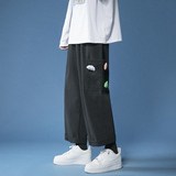 春夏宽松休闲直筒老爹裤男女中性送挂件-KK103P55，男装休闲裤，星座712