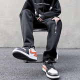 春季美式ins高街小众破洞直筒牛仔裤B269-N342P65控88，男装牛仔裤，星座712