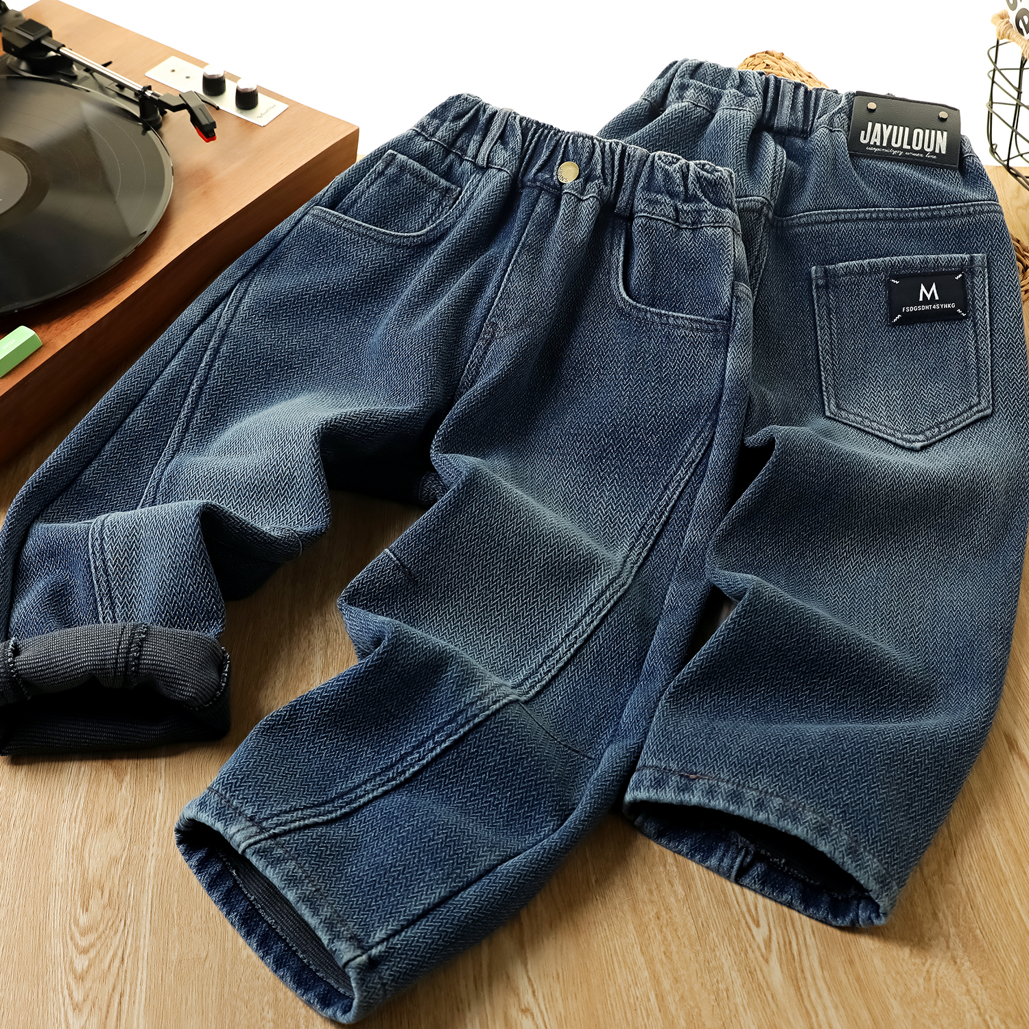 YR25LVS1116加绒牛仔裤